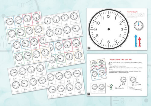 Pildikaardid – “Mis kell on?”