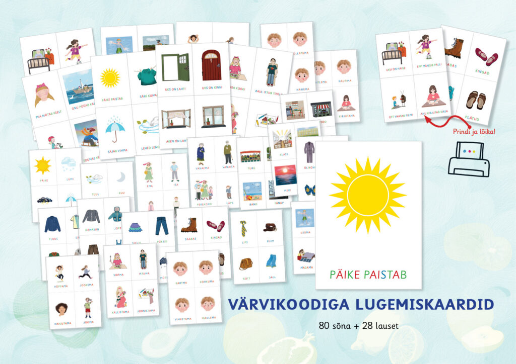 Värvikoodiga lugemiskaardid – 80 sõna ja 28 lühikest lauset
<p>The post Värvikoodiga lugemiskaardid first appeared on A&Alif Studium.</p>